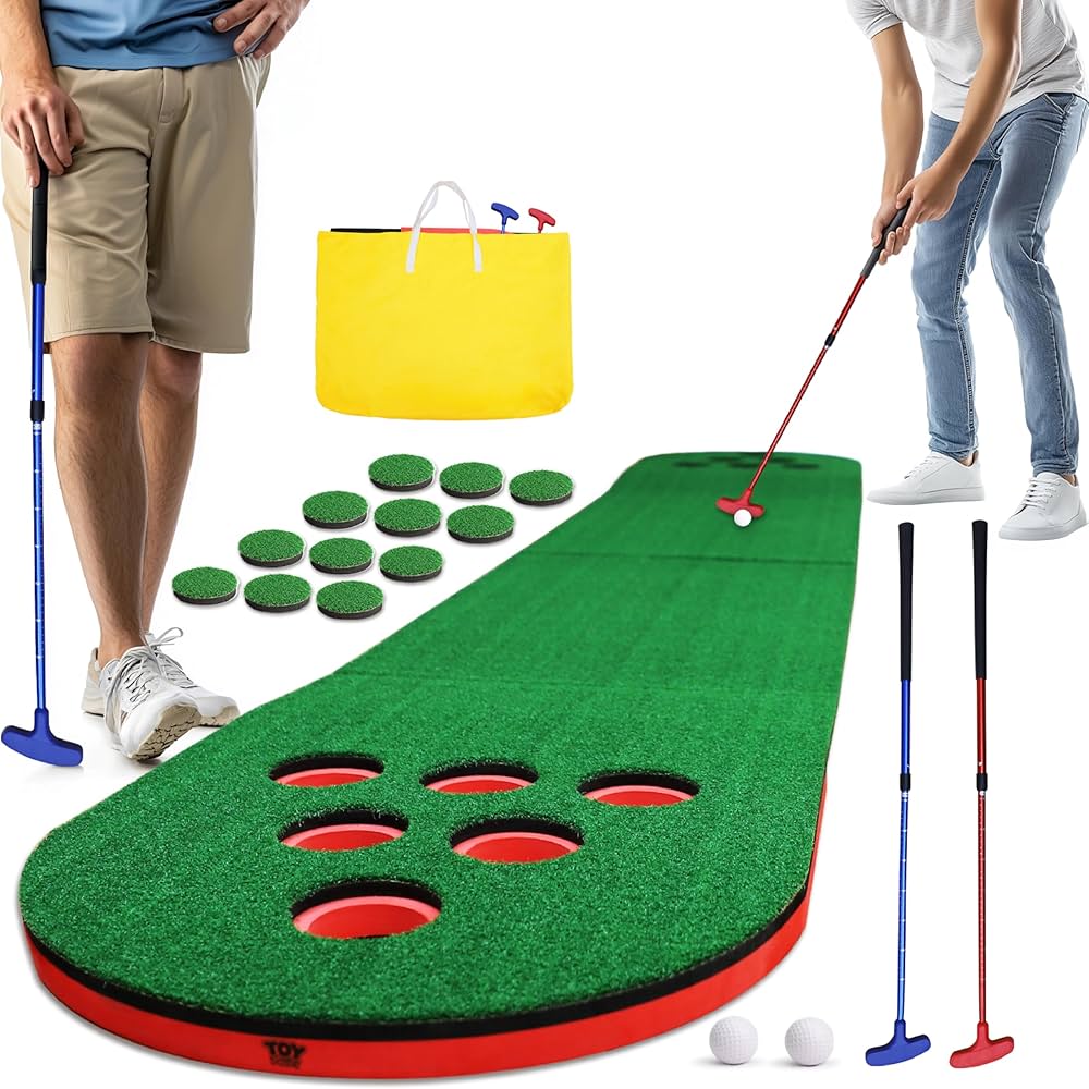 Amazon.co.jp: ゴルフポンパッティングゲームセット パター2個